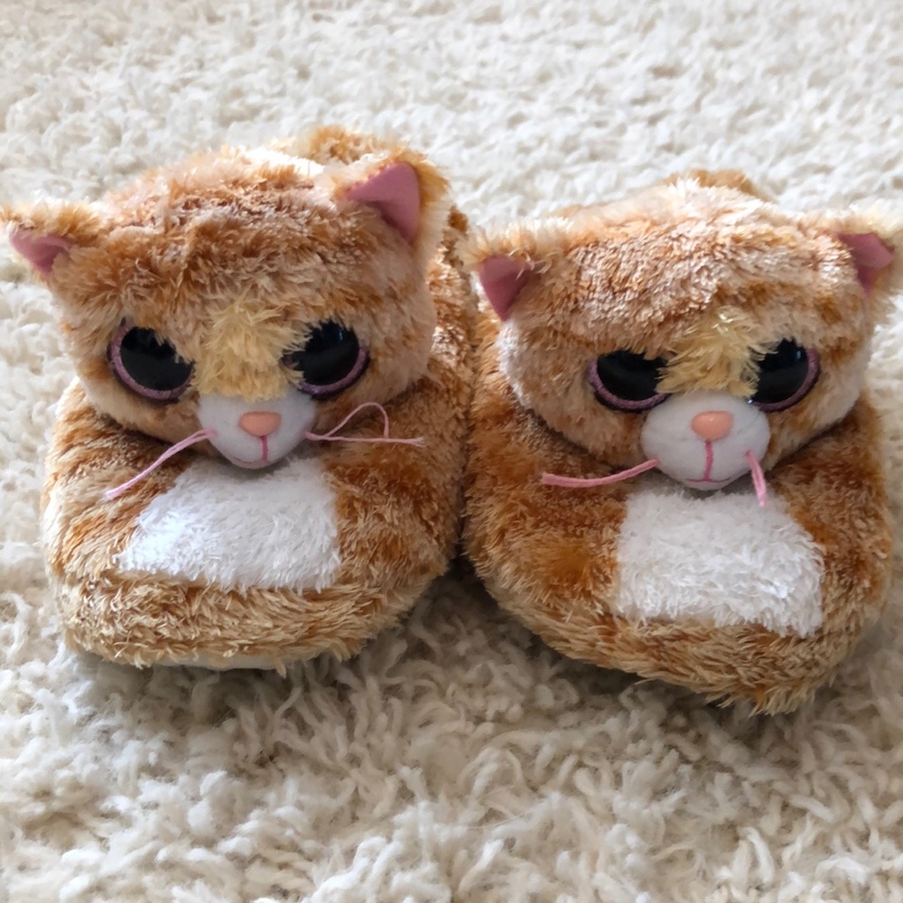 Ty girls kitty slippers